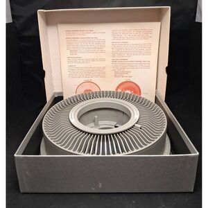 Kodak Carousel Universal Slide Tray Gray 80 Slides CAT 148 6232 Vintage Boxed